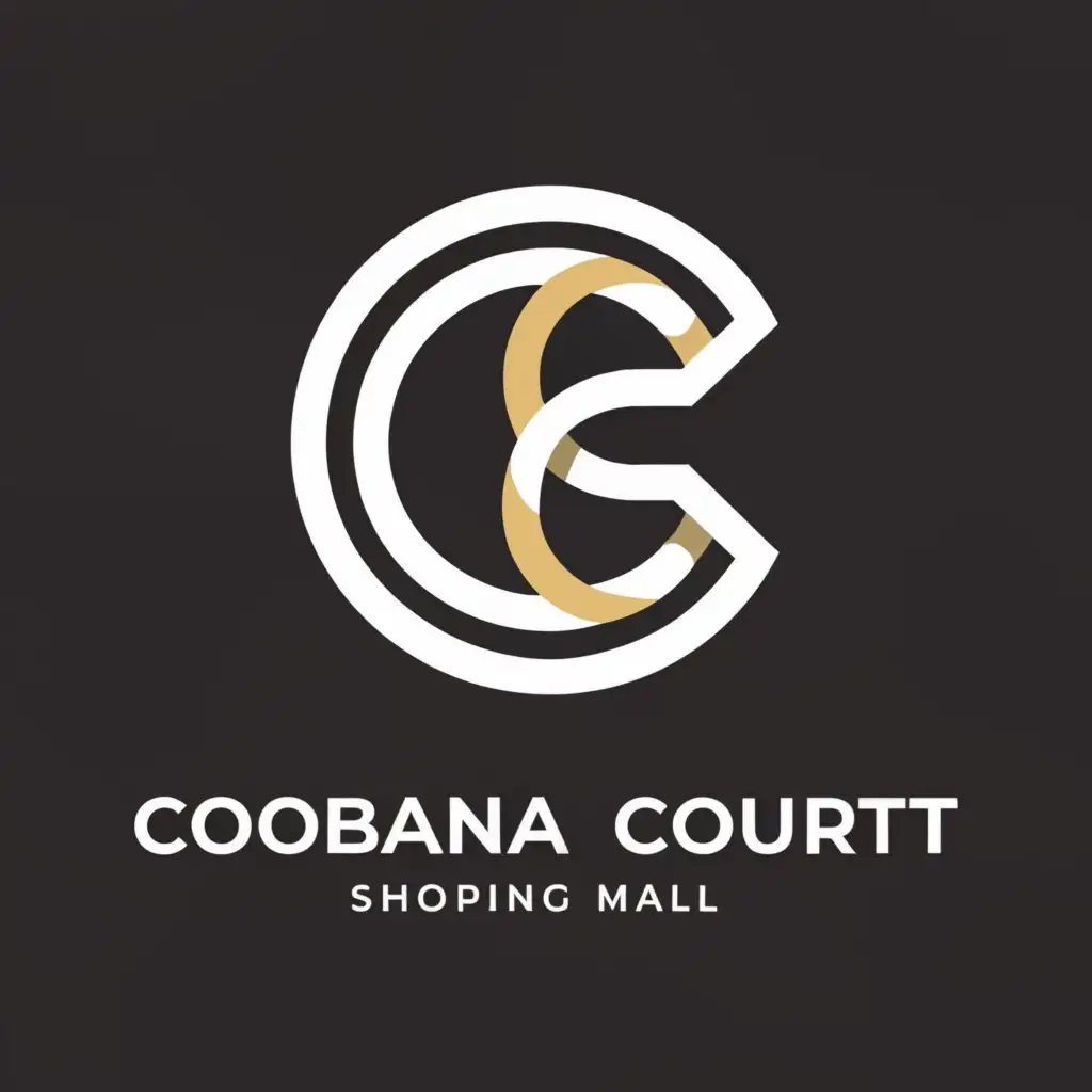 a logo design,with the text "Cobana Court", main symbol:Shopping Mall Logo,Moderate,clear background