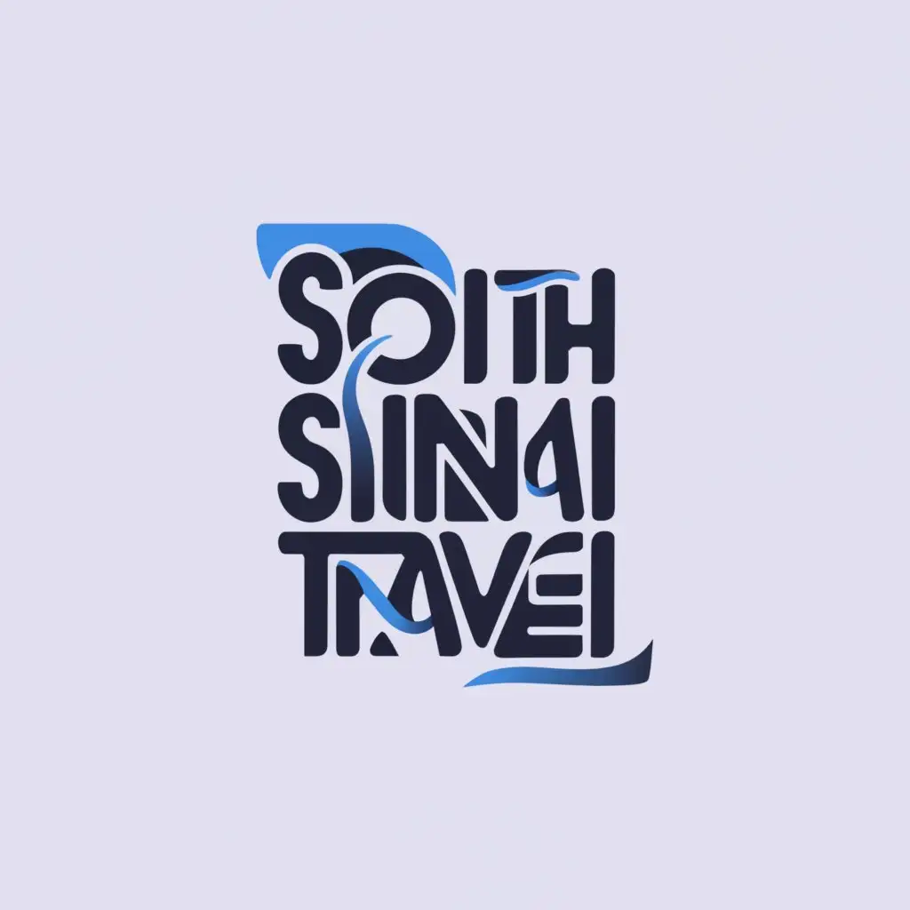 a logo design,with the text "South Sinai Travel", main symbol:Overlapping letters "South Sinai Travel",Moderate,clear background