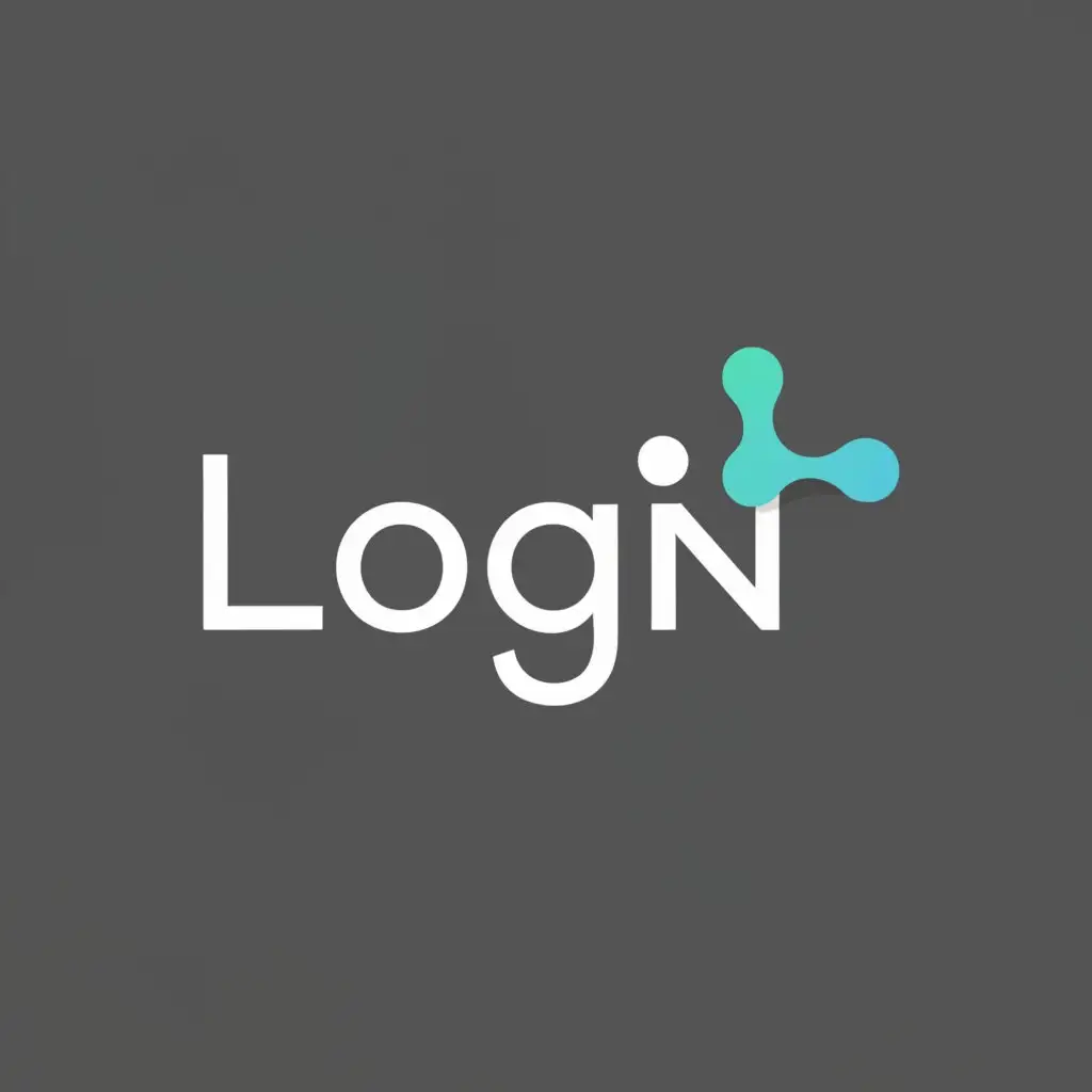 LOGO-Design-For-LOGIN-Minimalist-Webpage-Symbol-on-Grey-Background