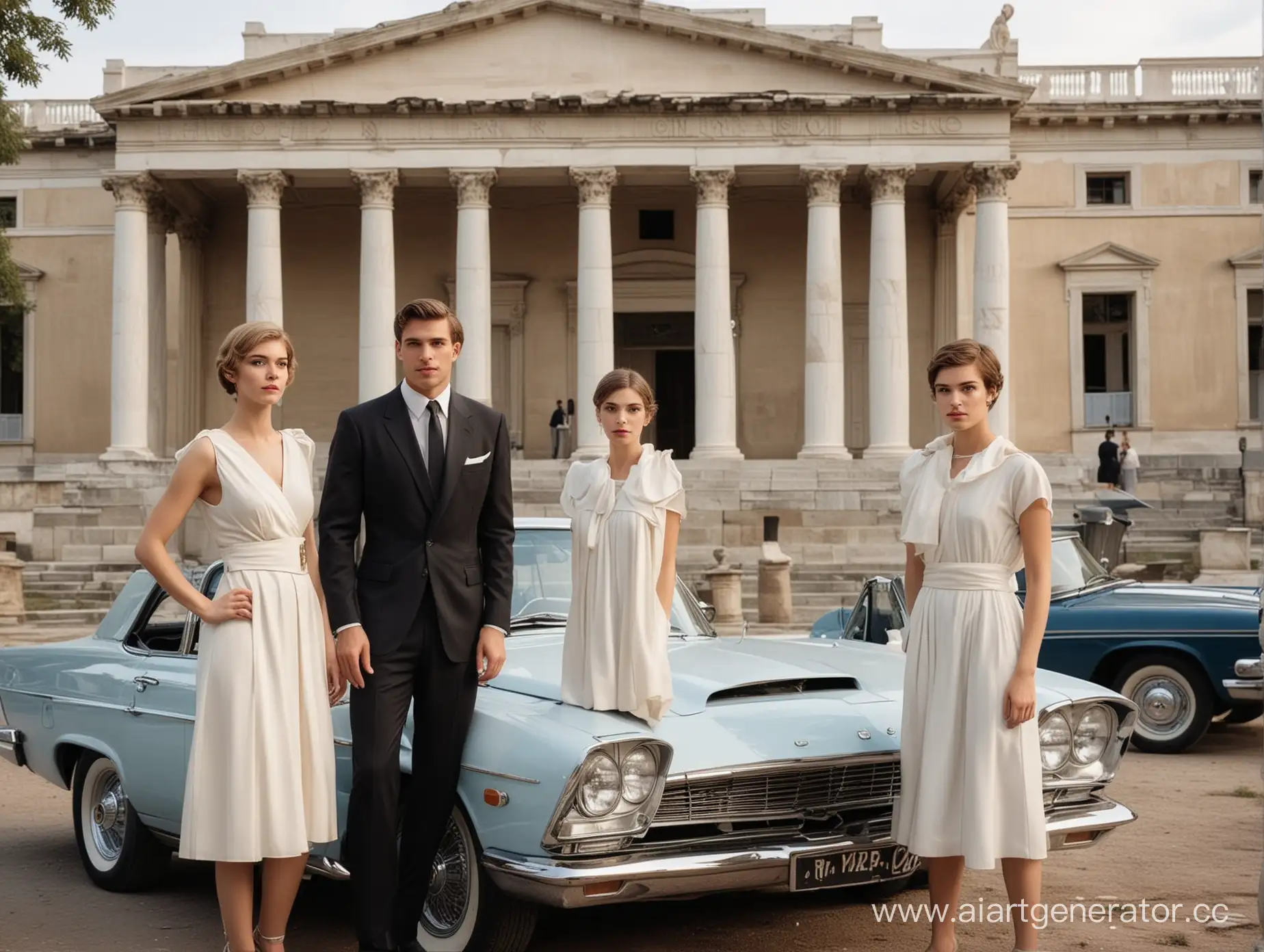 Corporate-Men-and-Greek-Goddesses-amidst-Neoclassical-Splendor