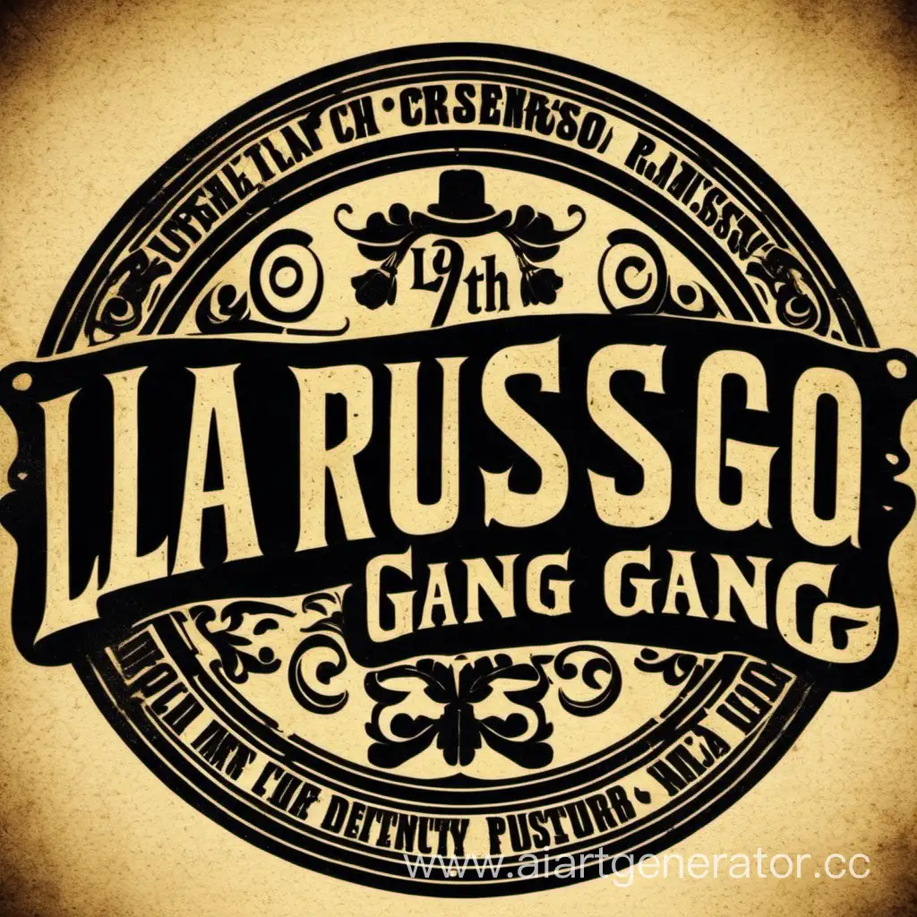 Nostalgic-Emblem-19th-Century-La-Russo-Gang-Logo