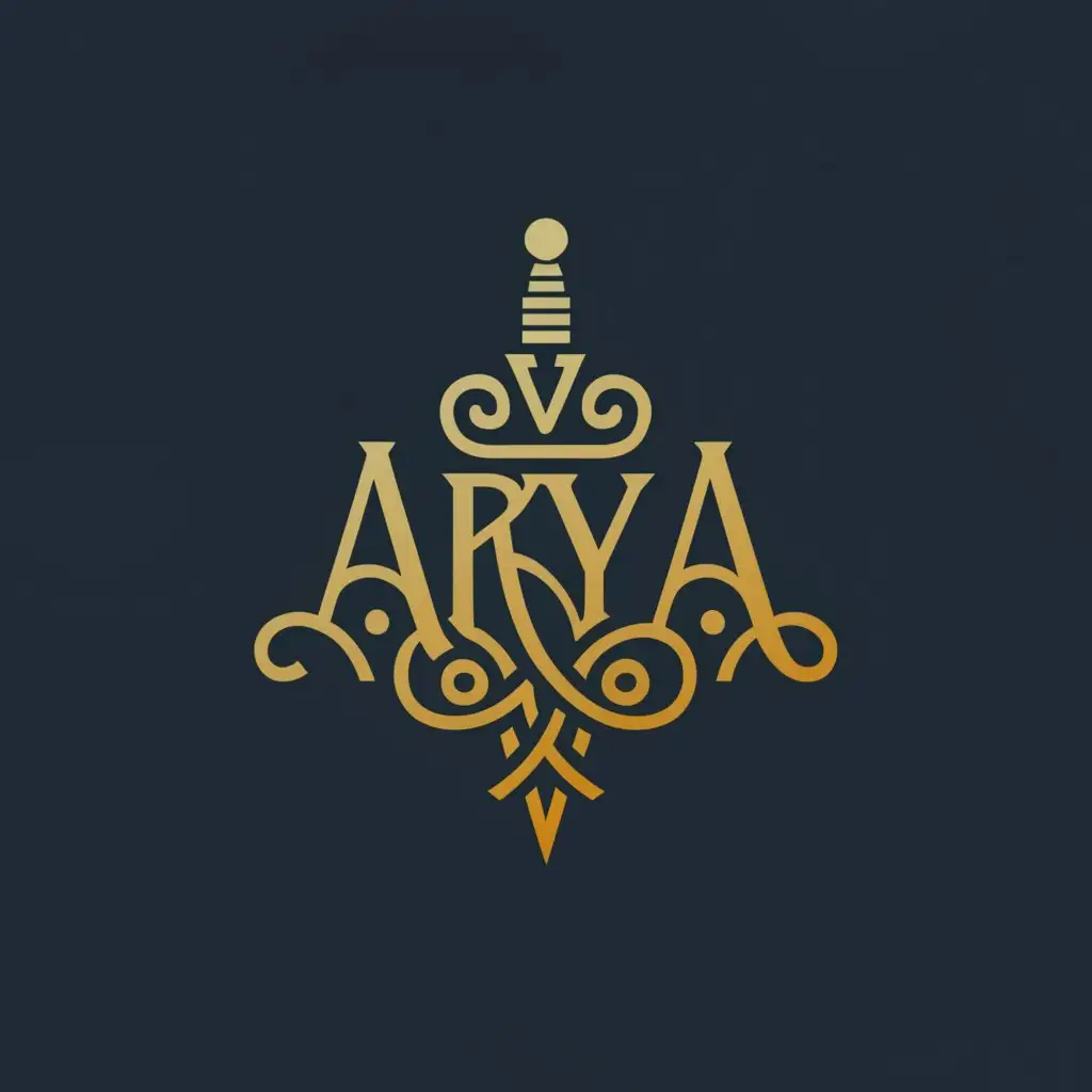LOGO-Design-For-Arya-Fusion-Elegance-with-Indian-Persian-Essence