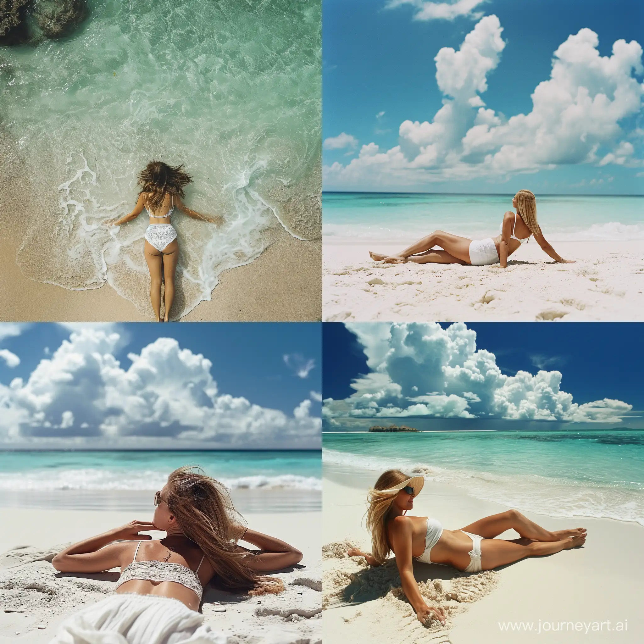 Relaxing-Beach-Day-Woman-Enjoying-Serene-Seaside-Moments