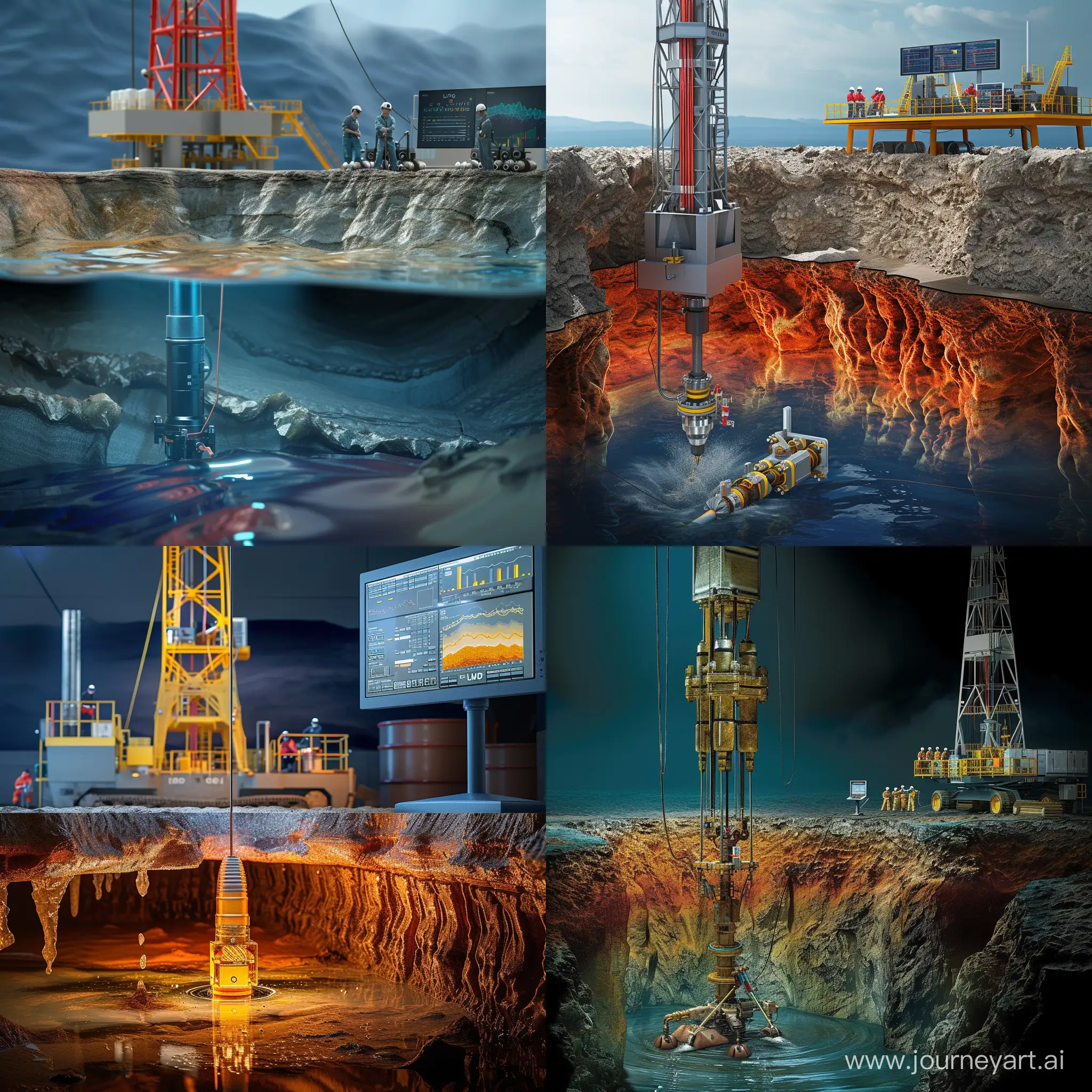 Precision-Geosteering-in-Oil-and-Gas-Wells-Downhole-LWD-Operation-and-Surface-Monitoring