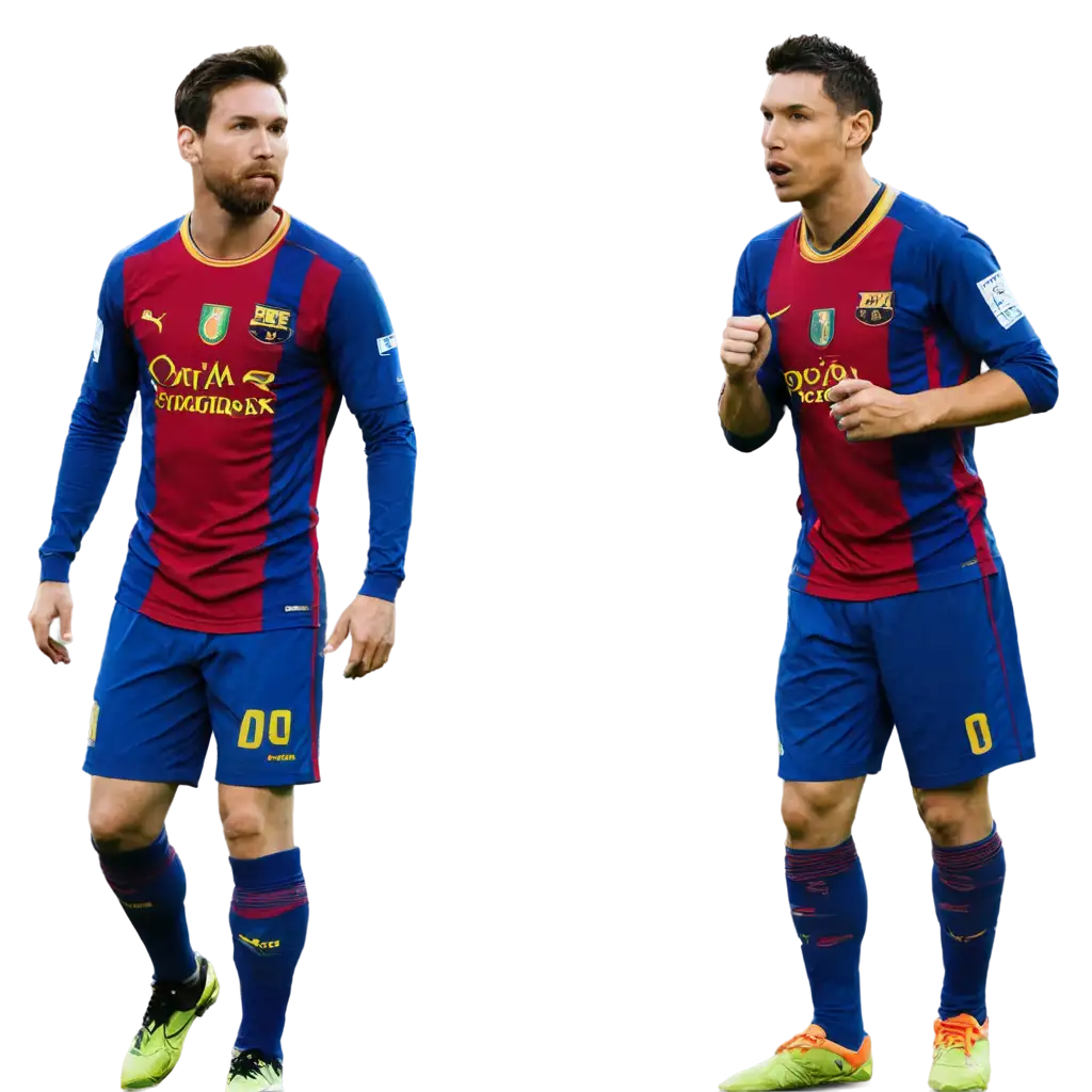 Messi e Cristiano Ronaldo 