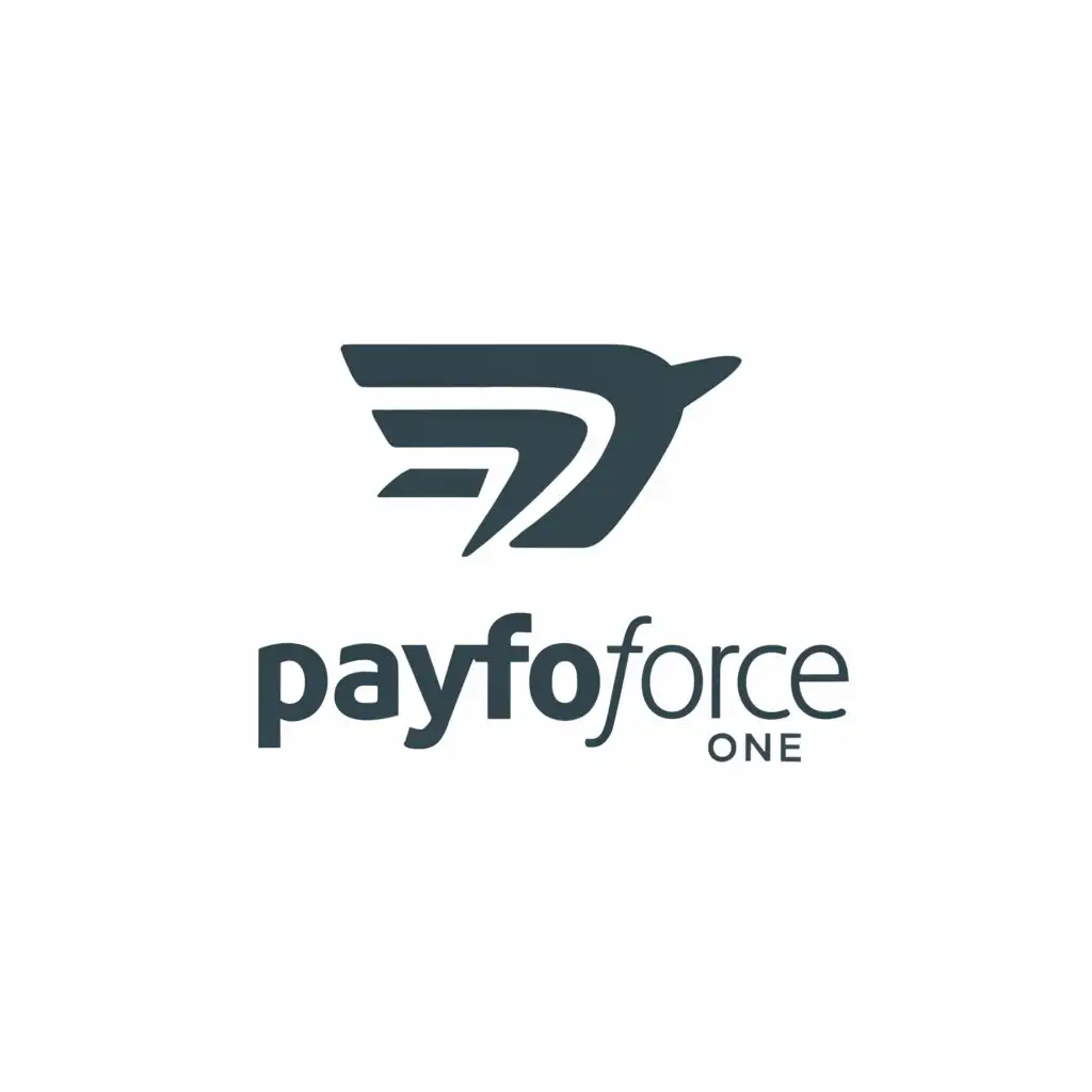 a logo design,with the text "Payforce One", main symbol:aesthetic,Moderate,clear background