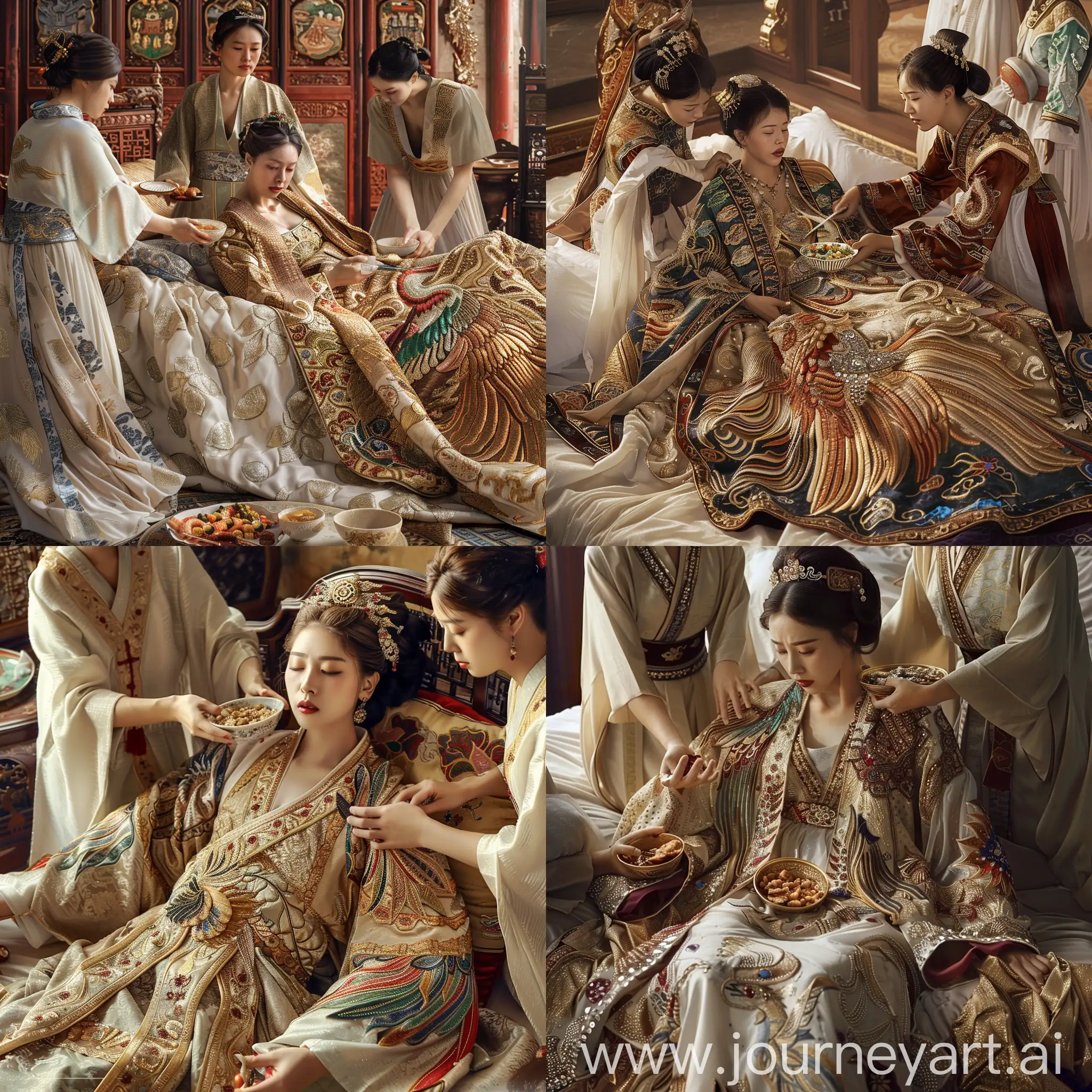 Elegant-Wu-Zetian-Enjoying-Royal-Treatment-in-a-Grand-Palace