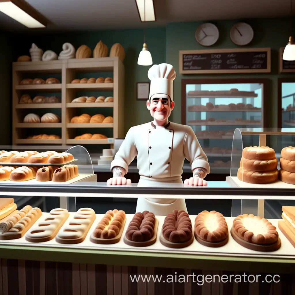 Artisan-Baker-Crafting-Delectable-Pastries-in-a-Opulent-Bakery