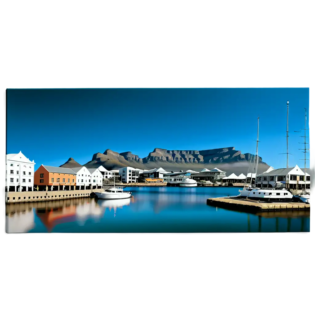 Cape Town Waterfront canvas