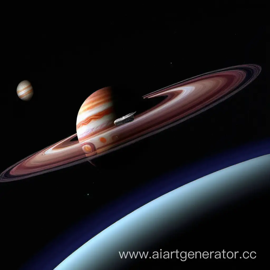 Spacecraft-Journey-to-Jupiter-Interstellar-Exploration-Adventure