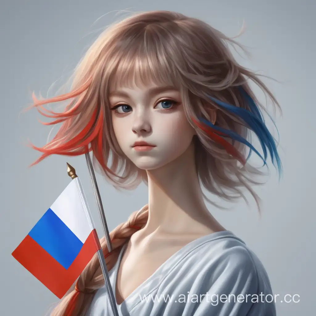 Russian-FlagInspired-Hair-Girl