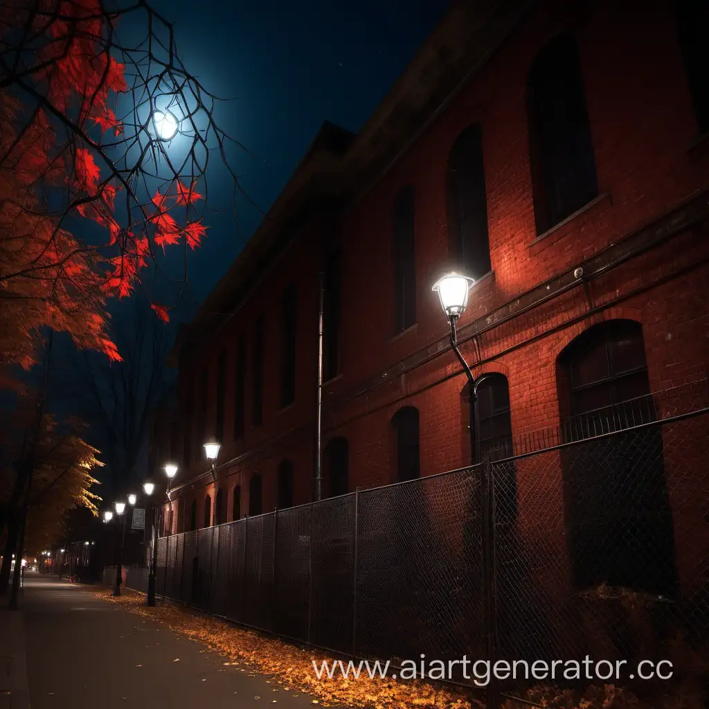 Enchanting-September-Night-Moonlit-Urban-Landscape-with-Red-Brick-Merchant-Building