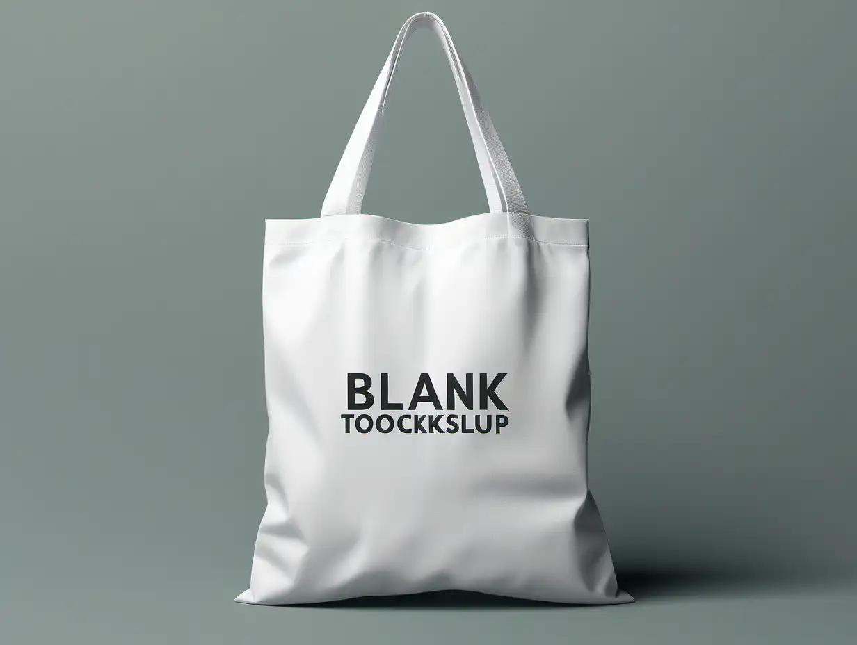 Blank Tote Bag Mockup template 