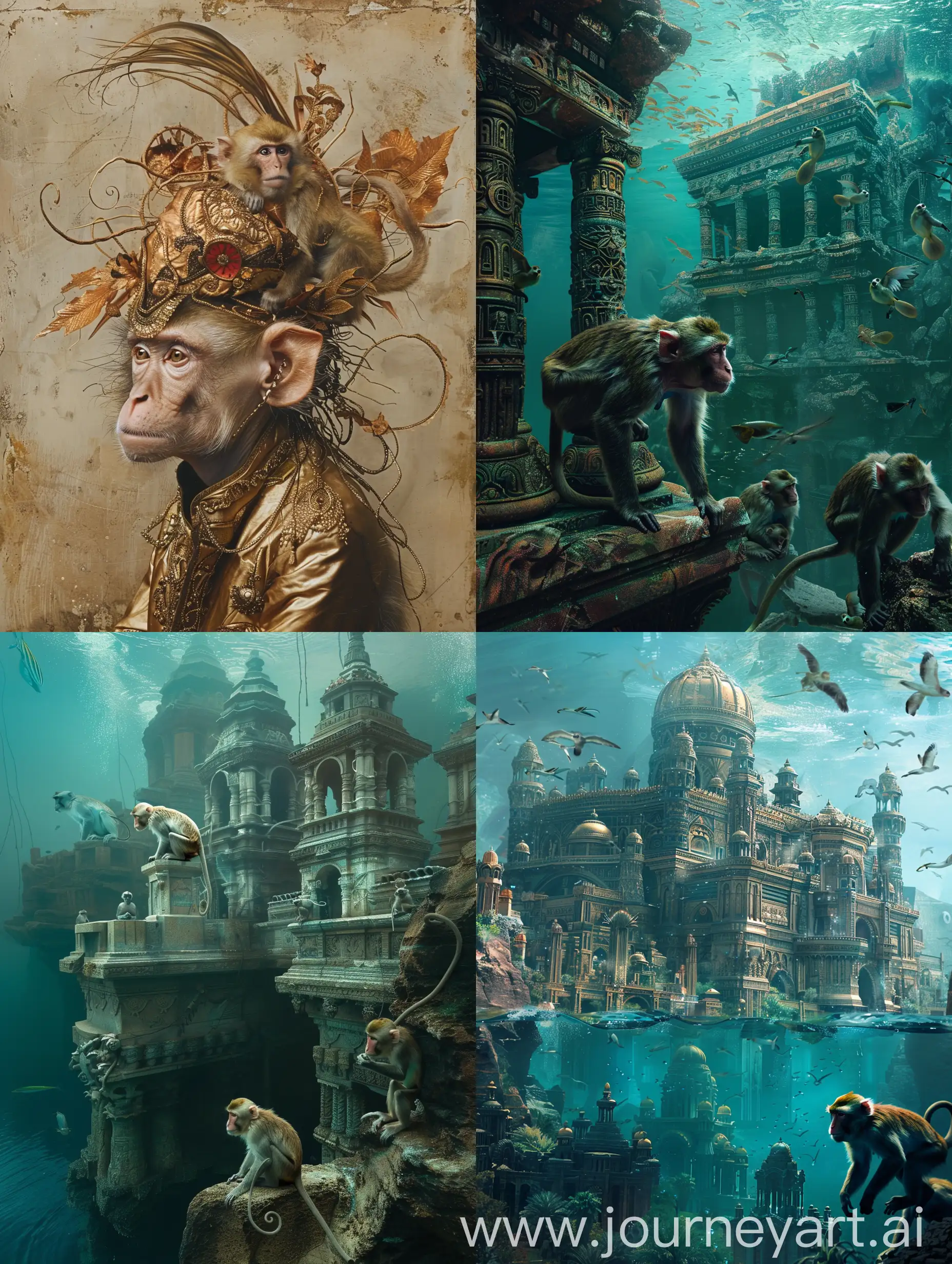 Playful-Monkeys-Explore-the-Mysteries-of-Atlantis