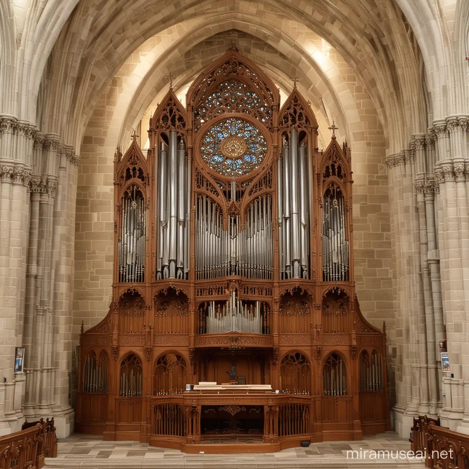 Majestic Cathedral Style Organ Music Performance