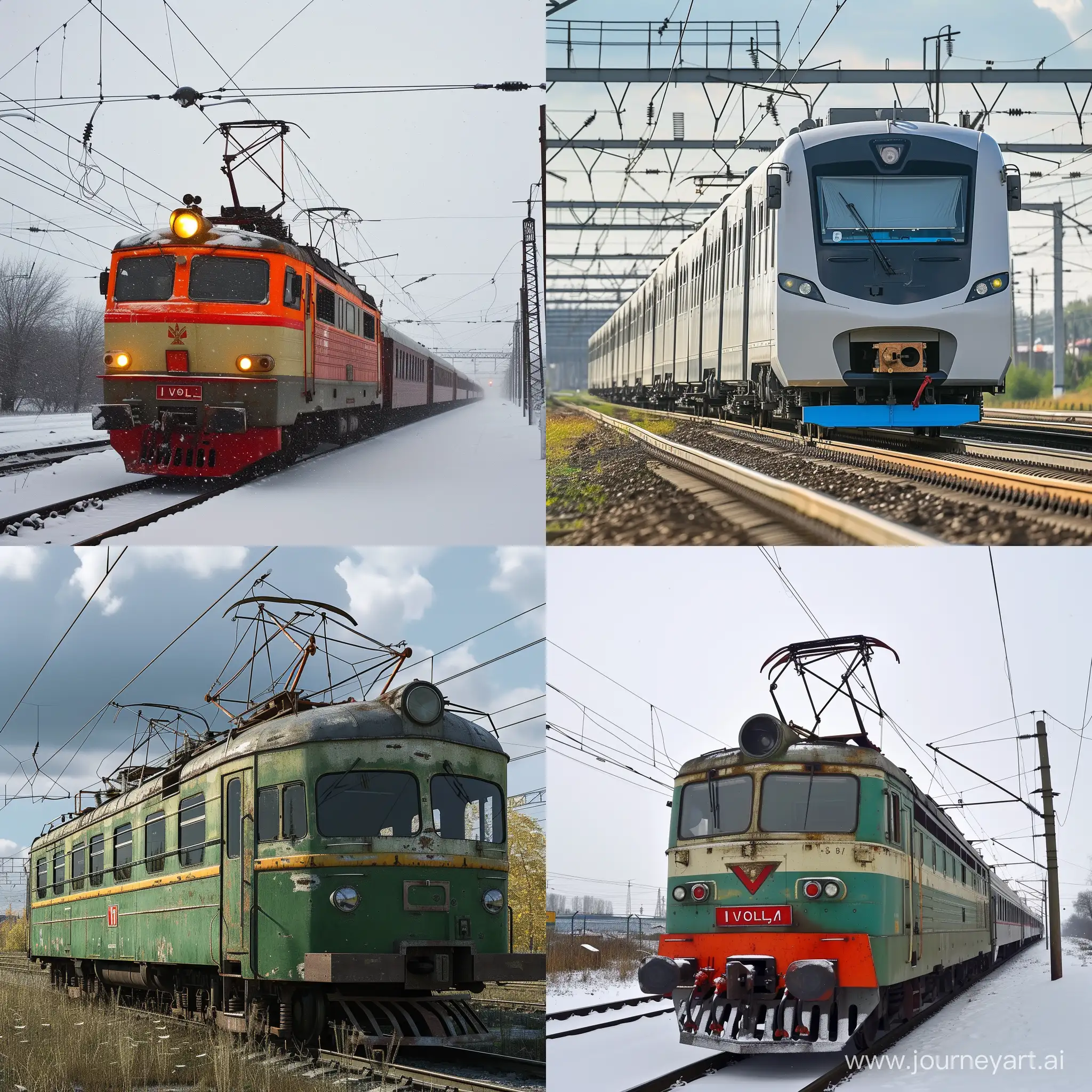 Modern-Electric-Train-Ivolga-2-at-Speed-Model-78012