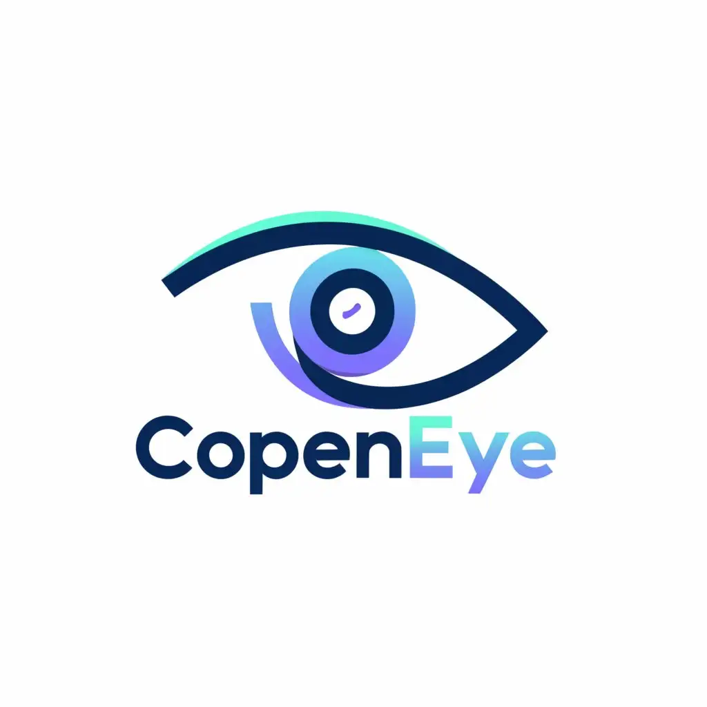 a logo design,with the text 'OpenEye', main symbol:Software, IT,Moderate, be used in Technology industry, clear background
