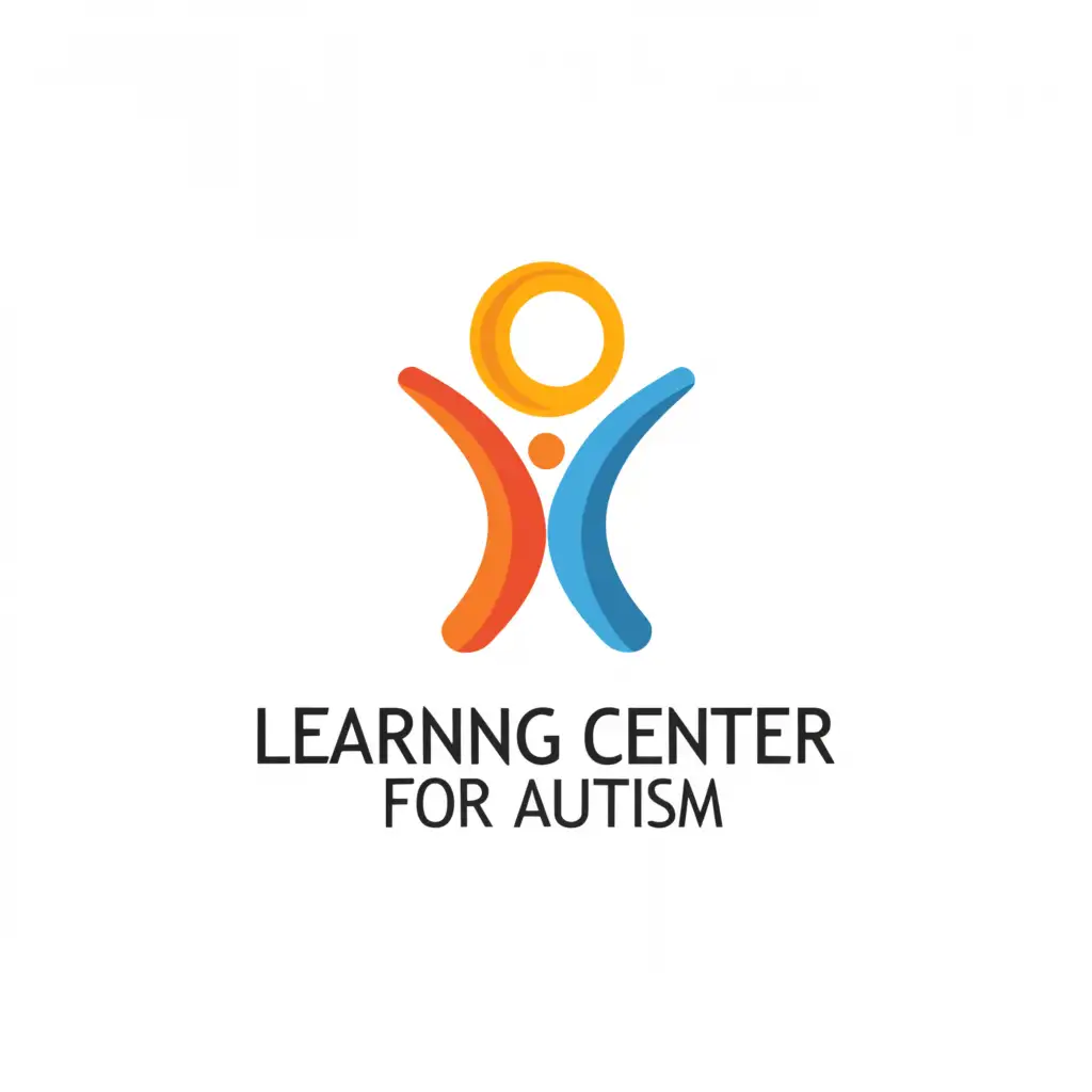 a logo design, with the text 'Learning Center for Autism', main symbol: special child education, Moderate, to be used in Education industry, clear background
