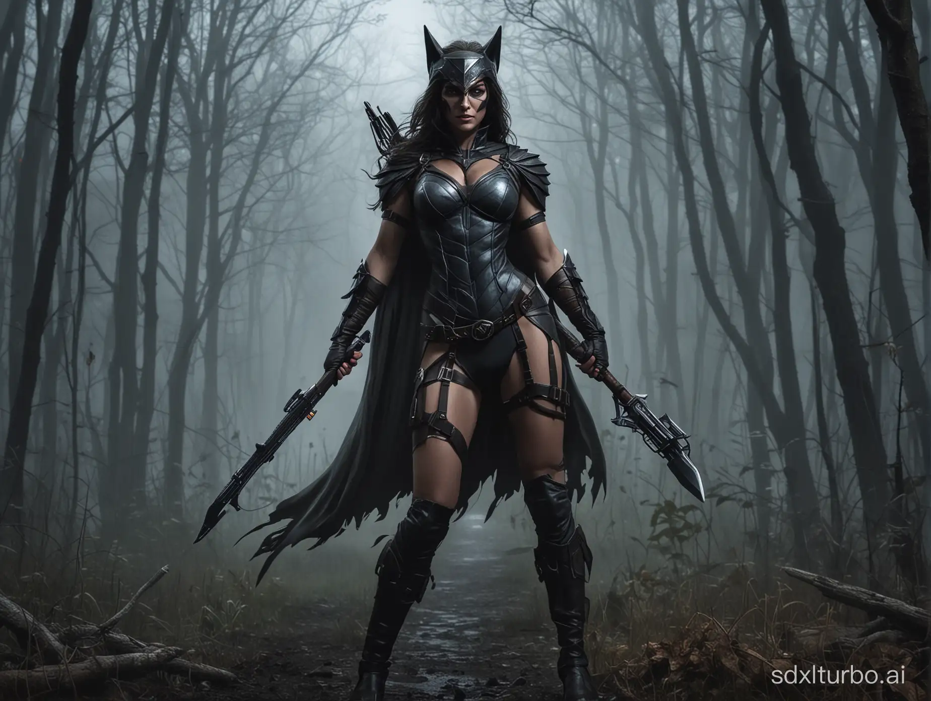 Mysterious-Huntress-in-Enchanted-Forest