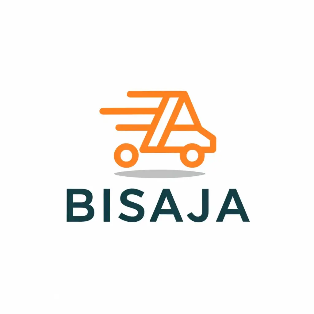 a logo design,with the text "BisAja", main symbol:Bus,Moderate,be used in Travel industry,clear background