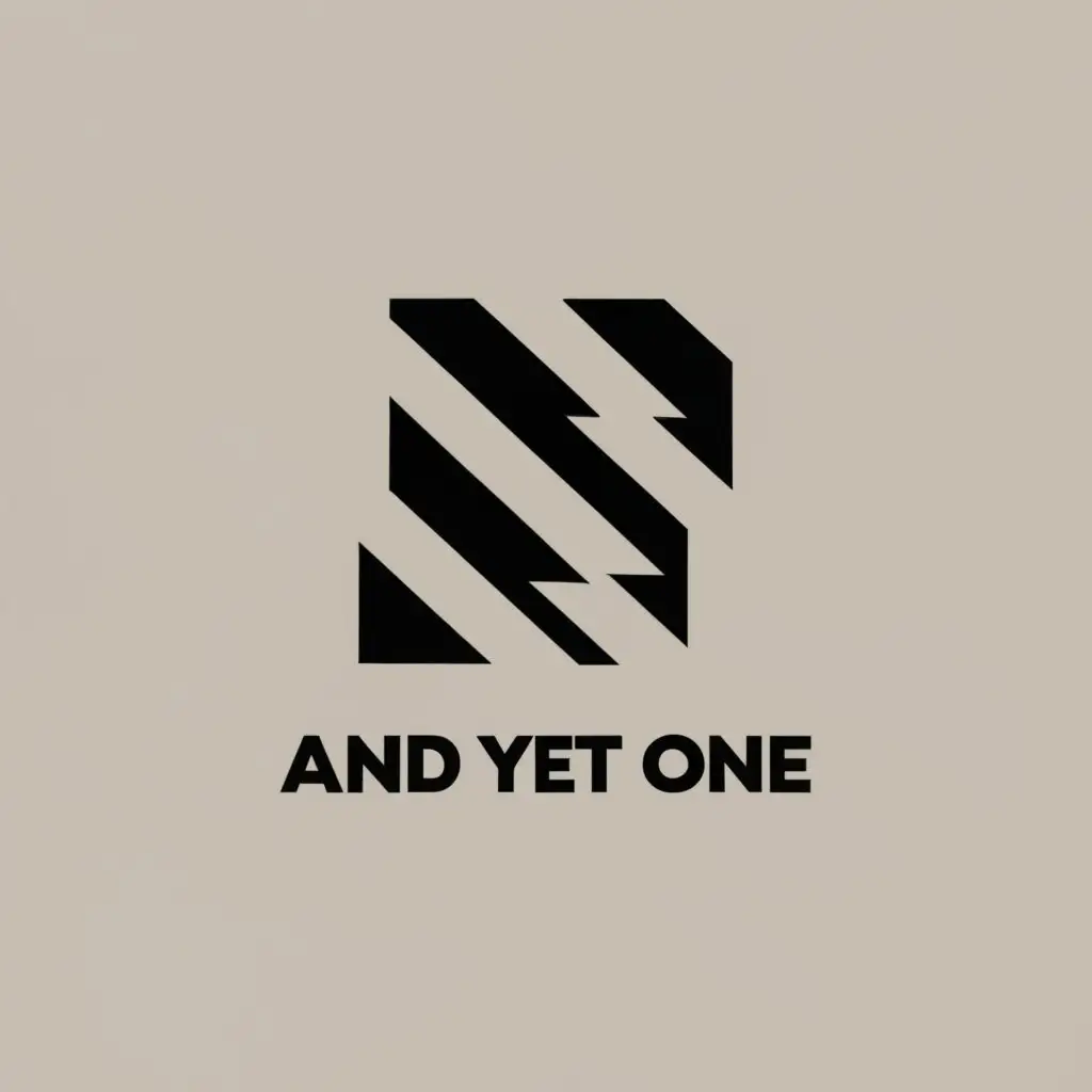 logo, SQUARE, with the text "AND YET ONE", typography, be used in Construction industry