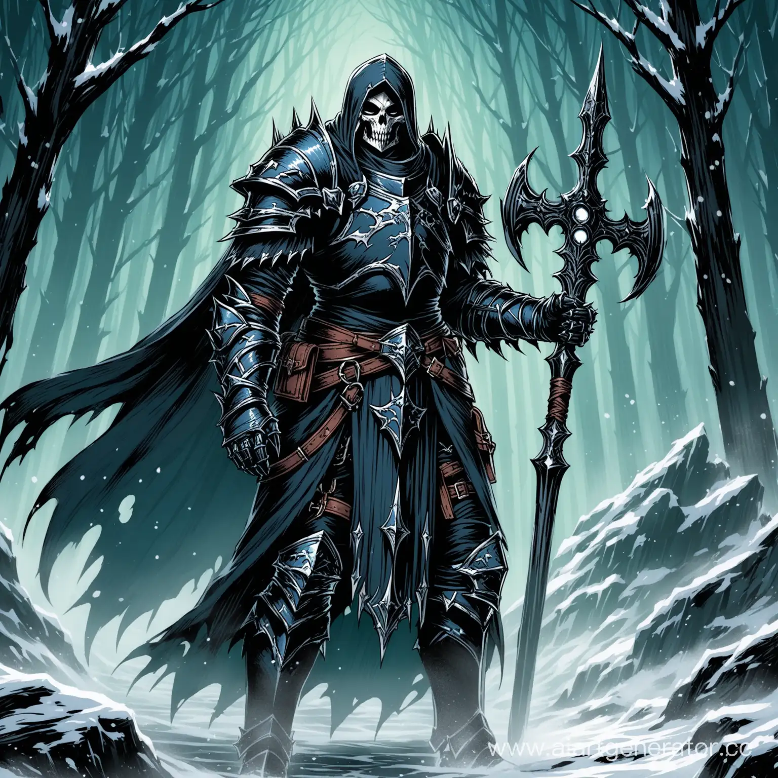 Brooding-Death-Knight-in-Dungeons-and-Dragons-Setting