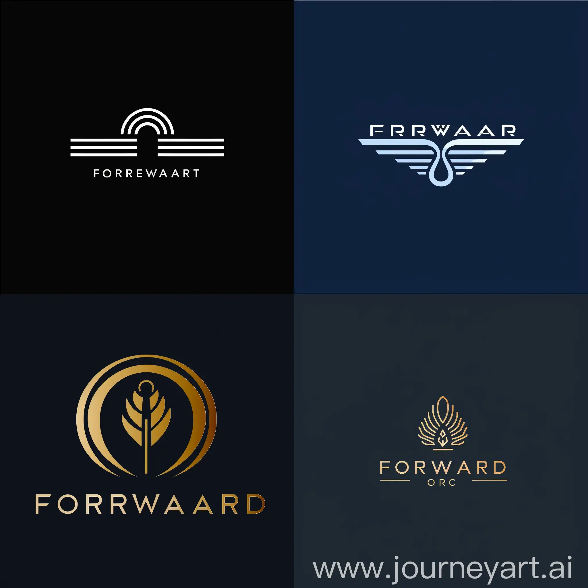 Dynamic-Logo-Design-for-Trading-Company-FOREWARD