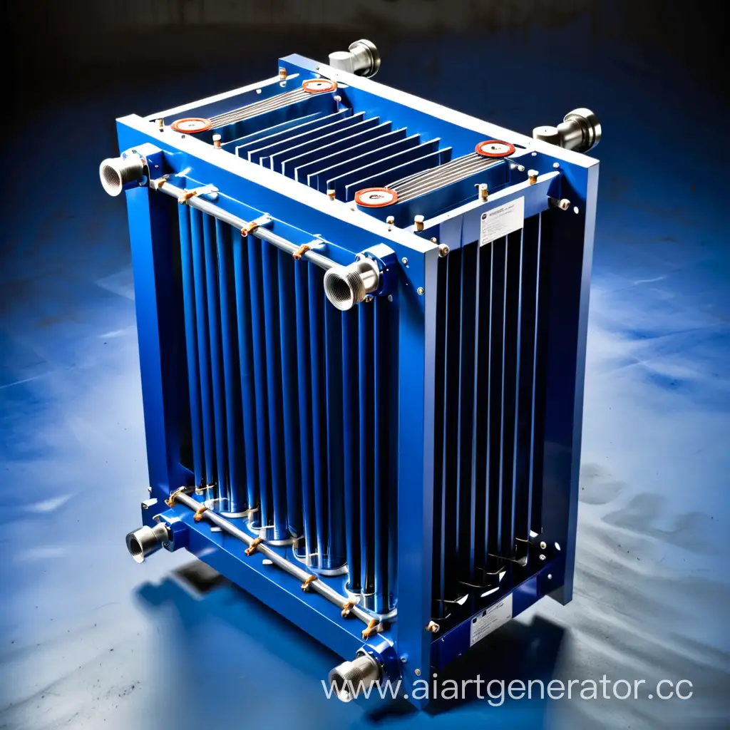 Efficient-Cooling-Solutions-Blue-Dissected-Plate-Heat-Exchanger