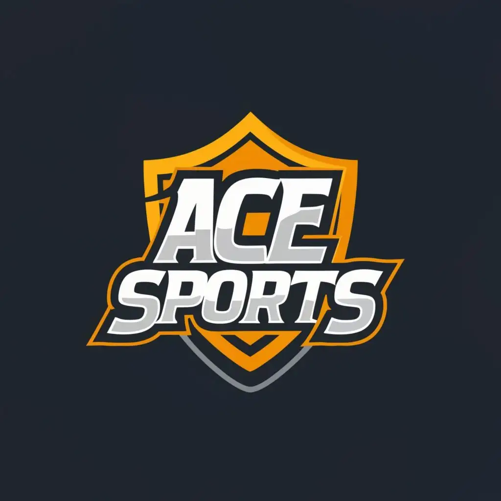 logo, brand, with the text "ace sports", typography, be used in Retail industry