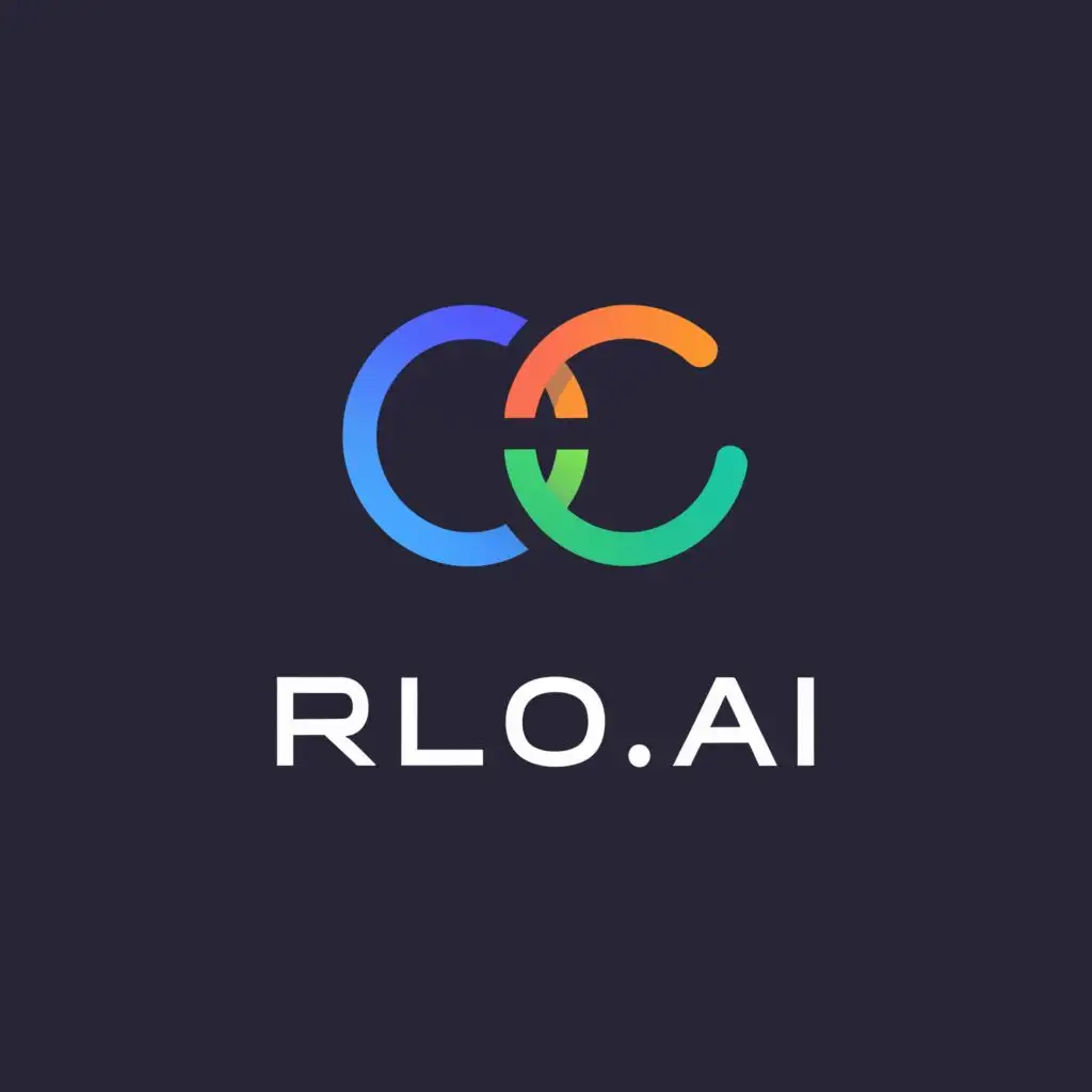 a logo design,with the text "RLO.ai", main symbol:RLO.ai,Minimalistic,be used in Technology industry,clear background