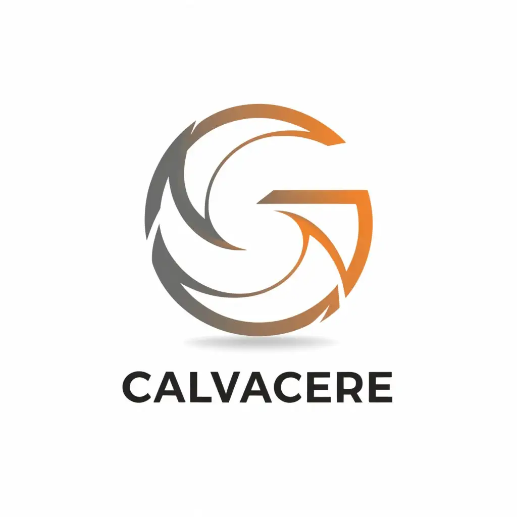 a logo design,with the text "Calvacere", main symbol:flowing C,Moderate,be used in Technology industry,clear background