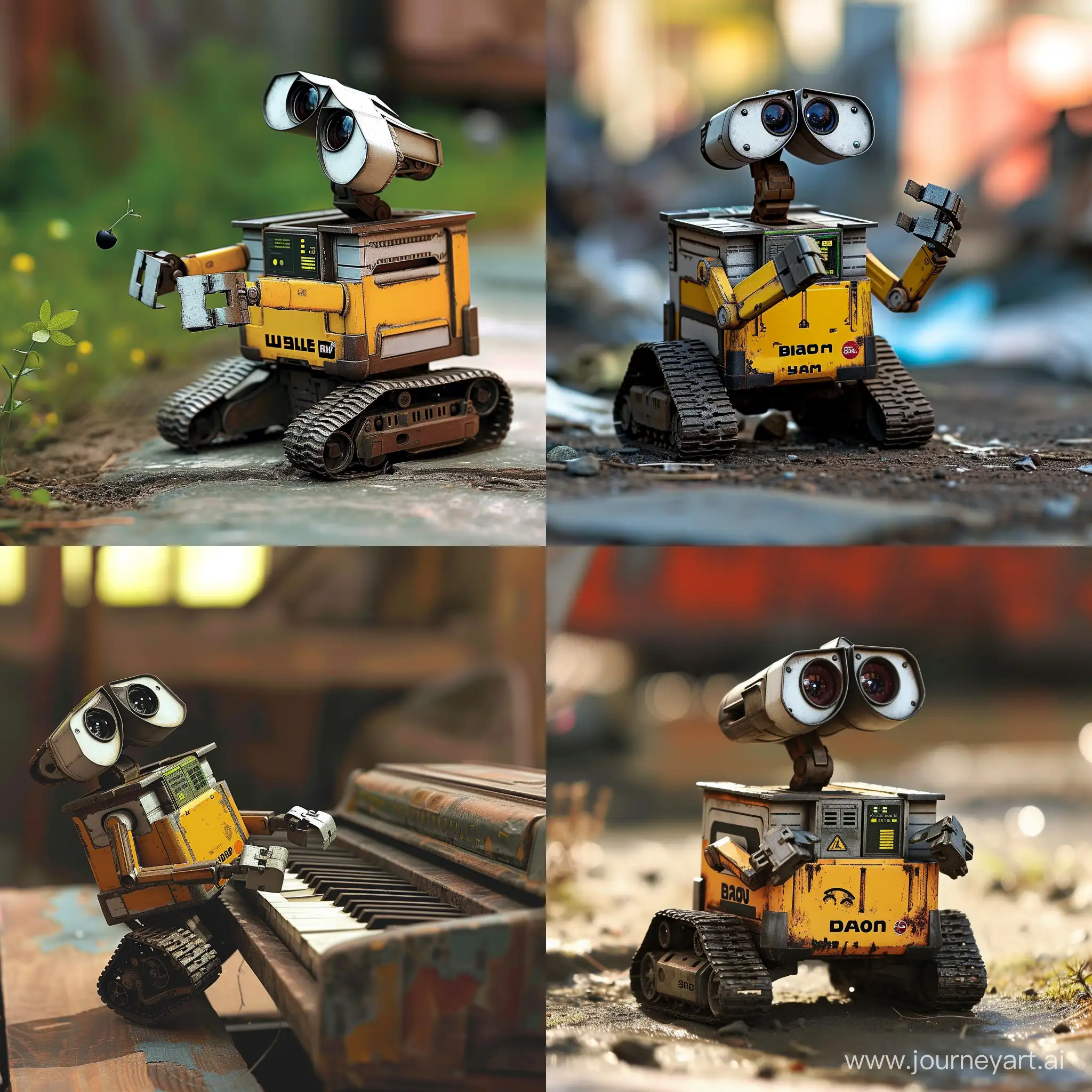 Foto de Wall-E jugando