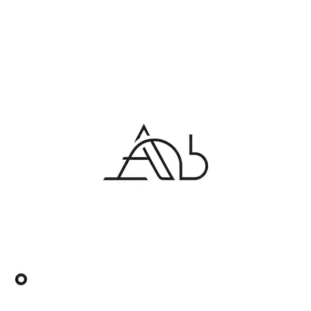 a logo design,with the text "Ab", main symbol:art,Minimalistic,clear background