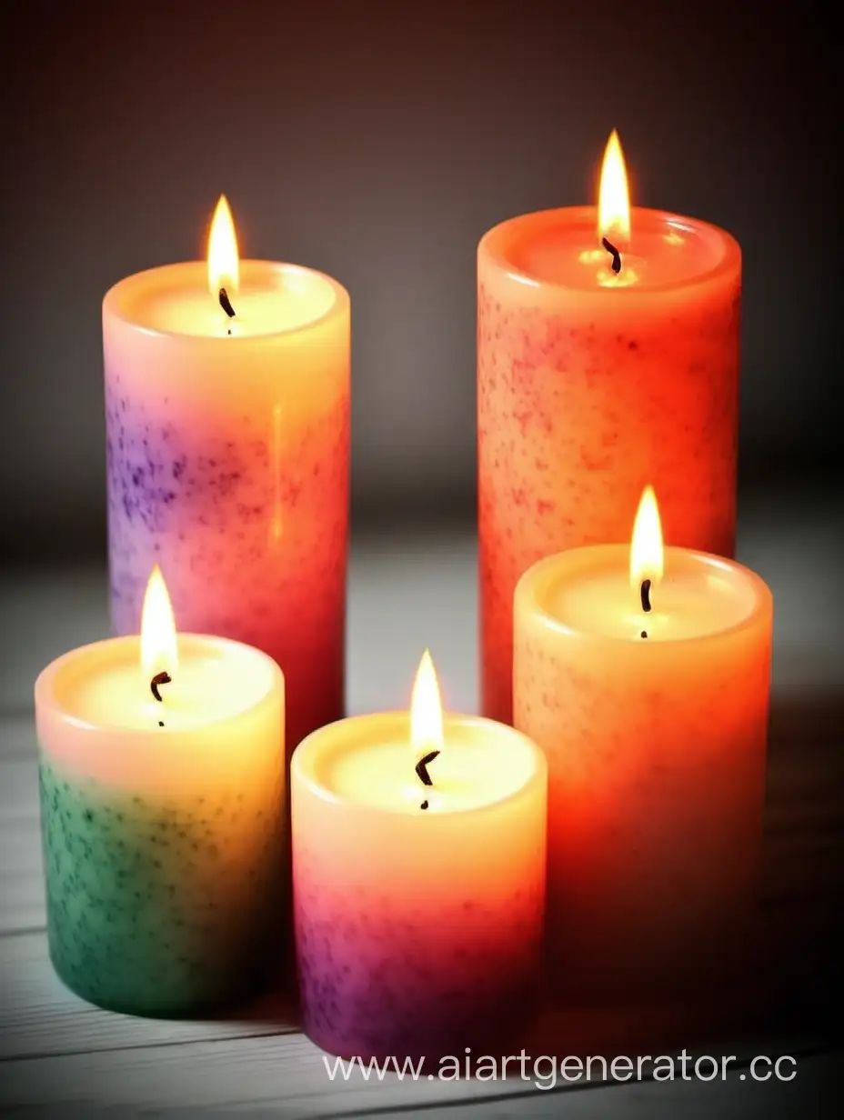 Очень красивые свечи для дома