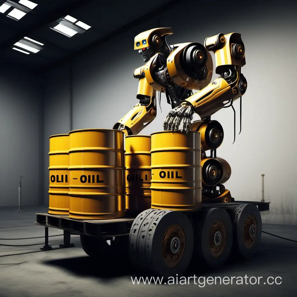 Robotic-Oil-Barrel-Loader-in-Industrial-Setting