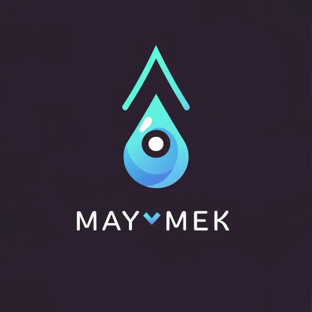 a logo design,with the text "Maymek", main symbol:Water angry,Moderate,be used in Finance industry,clear background