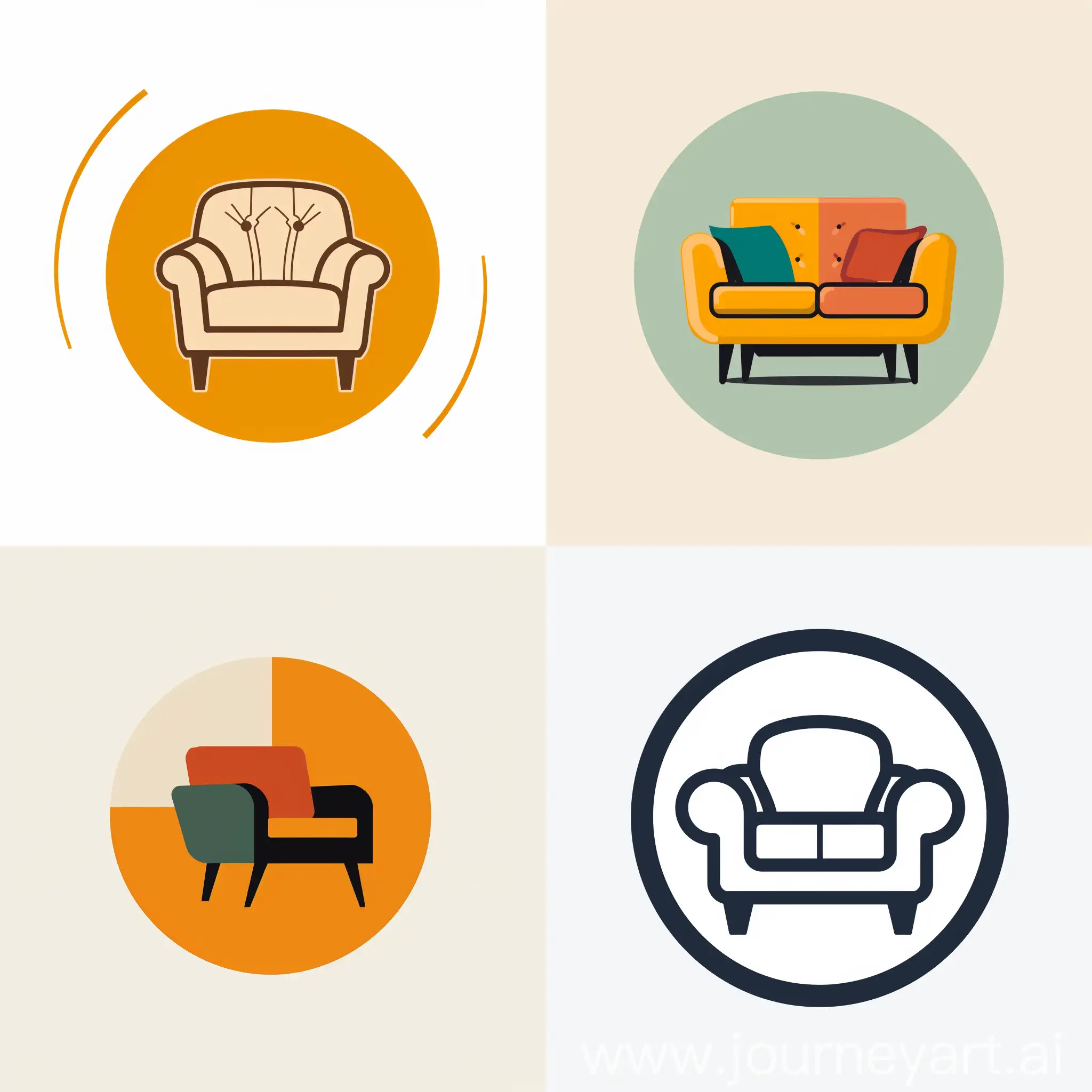 логотип онлайн магазина продающего мебель