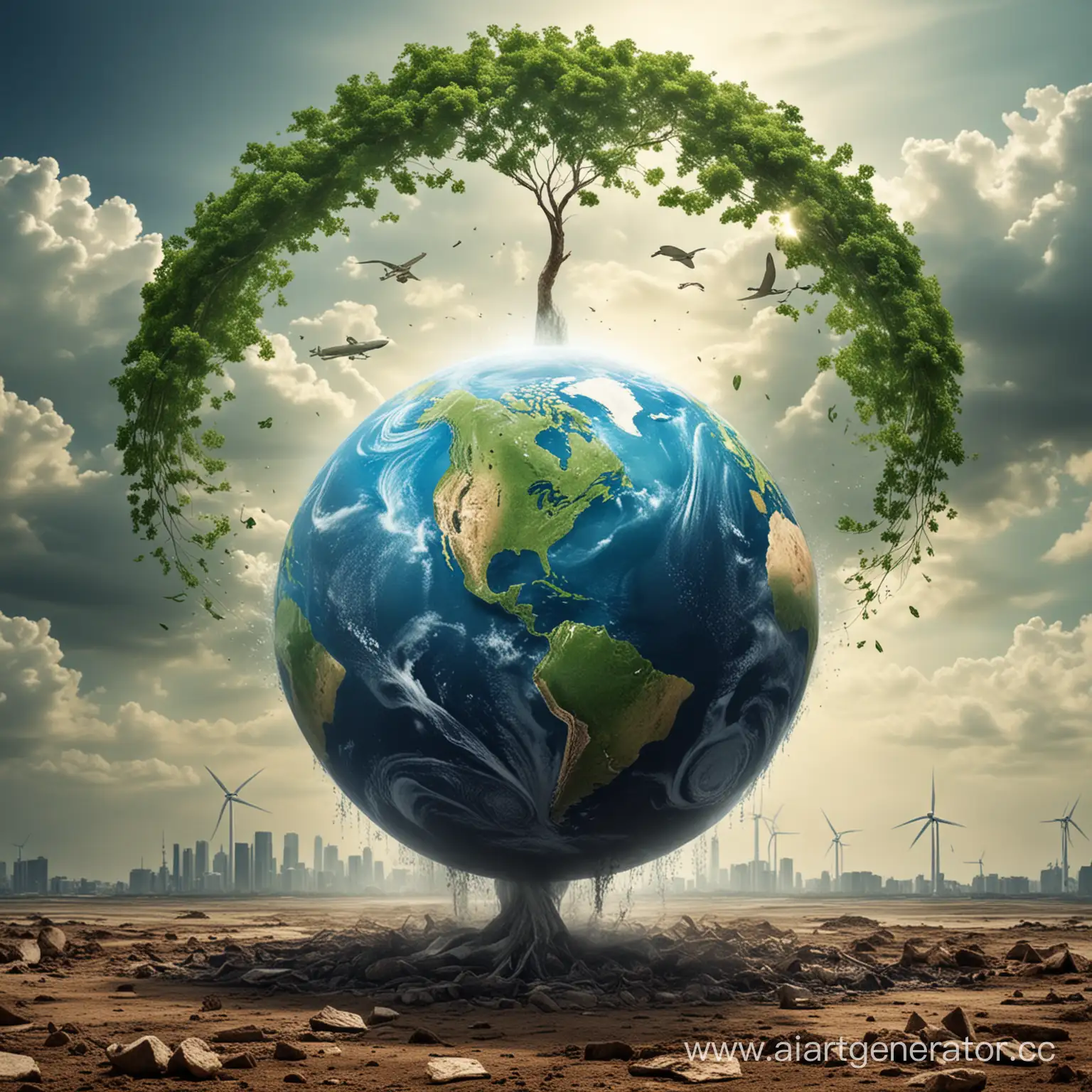 Реклама на тему защита окрущающей среды из-за глобальных экологических проблем