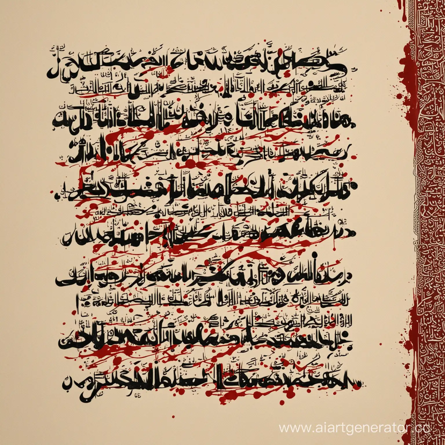 BloodStained-Text-Bashars-Persian-Script