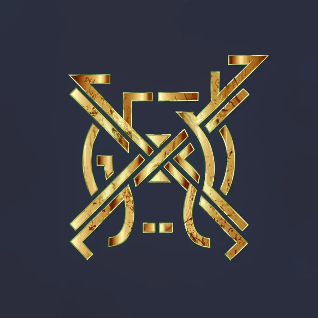 logo, logo, a sign from Norse mythology to continue the new electronic and blockchain future, with the text "Norse IT", typography, to be used in the Internet industry text colour gold, logo colour red gold, background colour dark blue, with the text "Norse IT", typography, be used in Technology industry