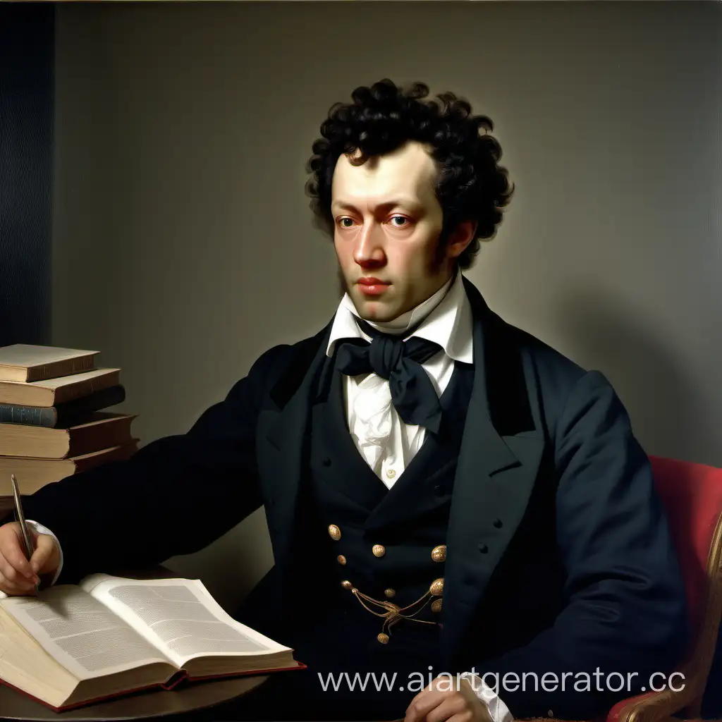 Александр Сергеевич Пушкин, литературный батлл, в стиле арт