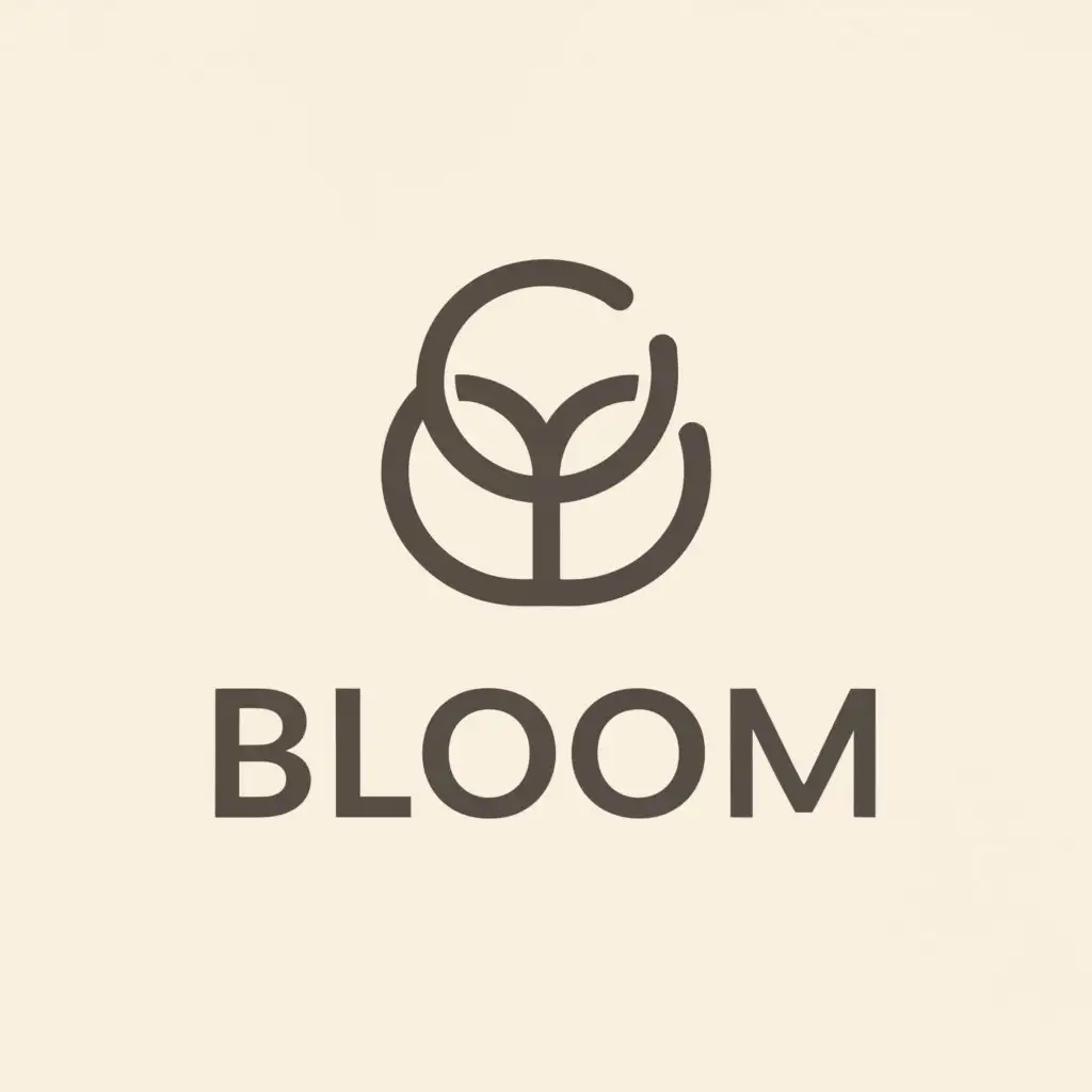 a logo design,with the text "bloom", main symbol:light bolb,Moderate,clear background