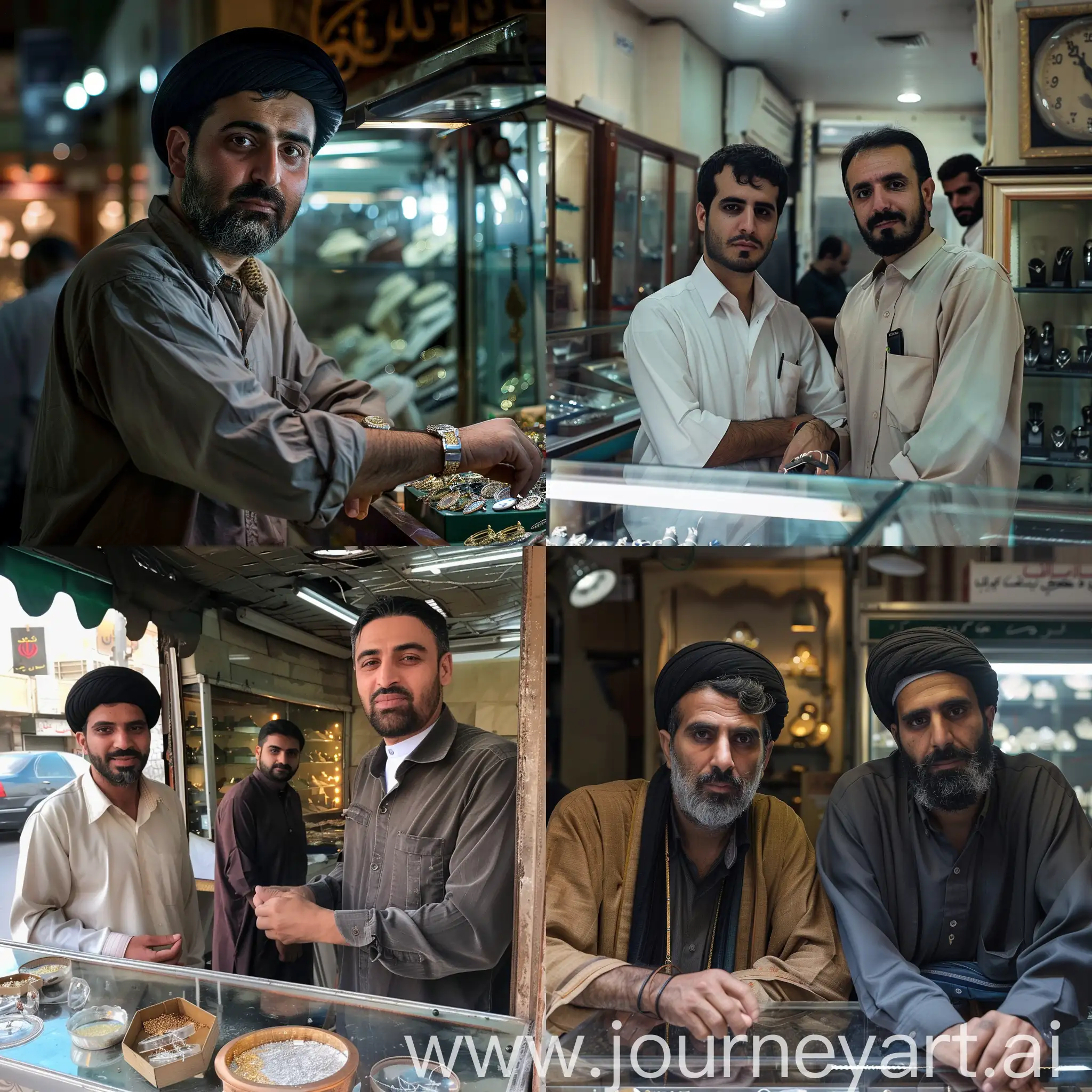 Иранские парни работают ювелирами в Дубае