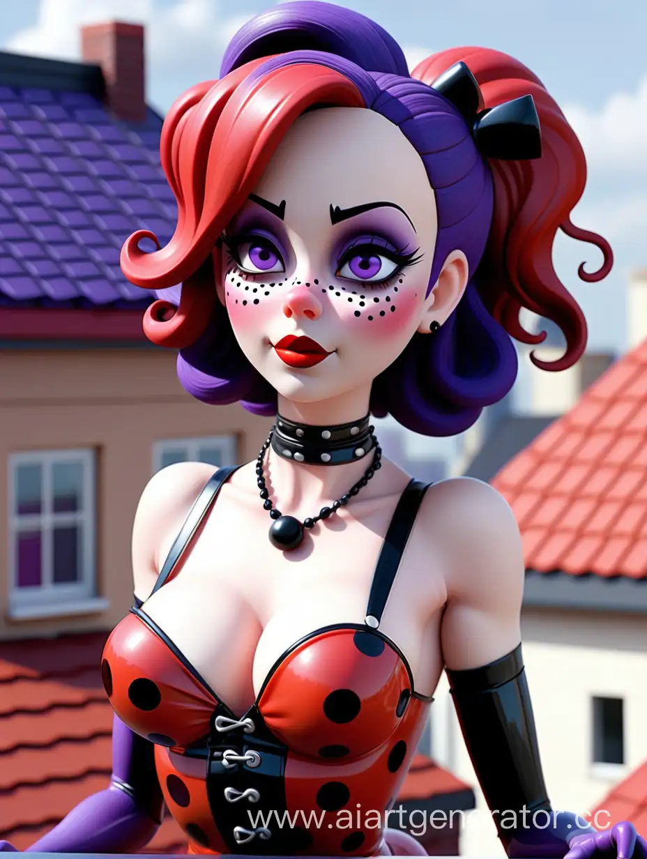 Marionette-DupainCheng-in-Stylish-Latex-on-Rooftop