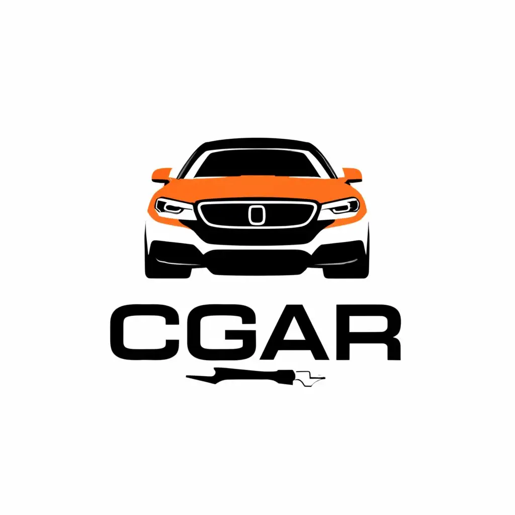 a logo design,with the text "CGAR", main symbol:Car repair,Moderate,be used in Automotive industry,clear background