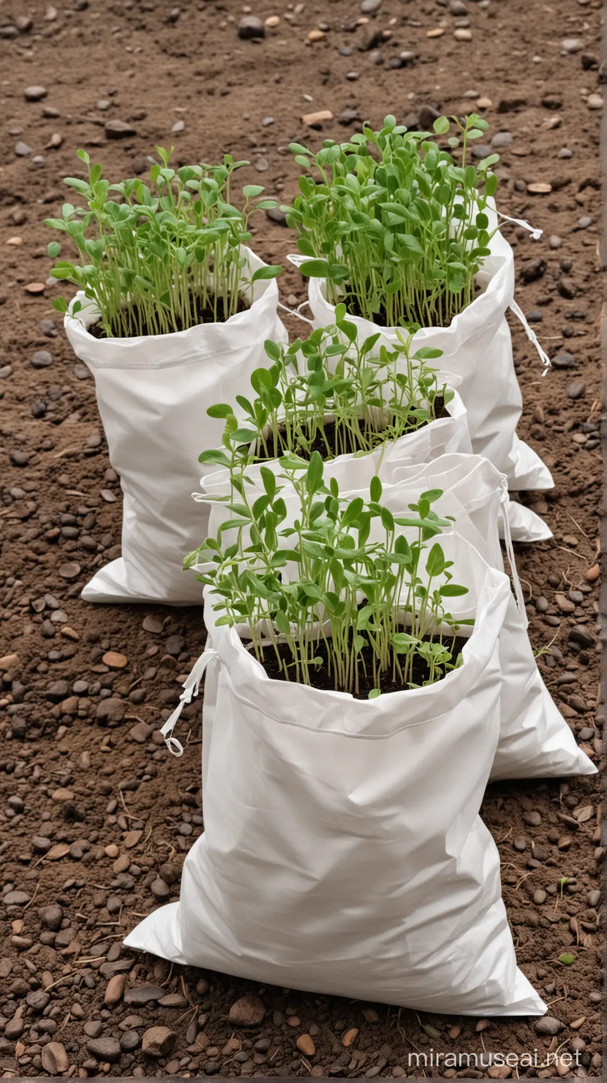 Hyper Realistic Observation of Sprouting Seedlings in Bags