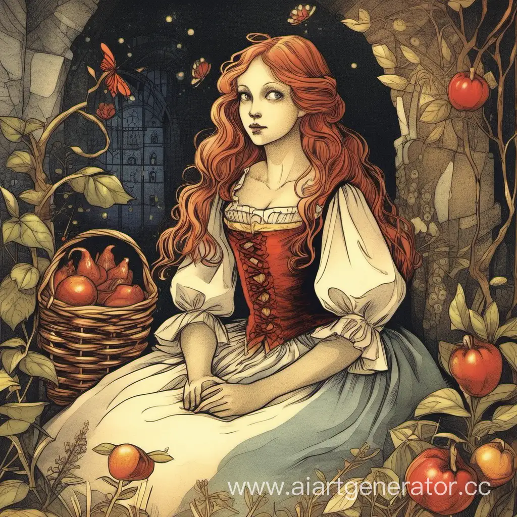 Enchanting-Rendition-of-the-Girl-from-Brothers-Grimm-Fairy-Tale