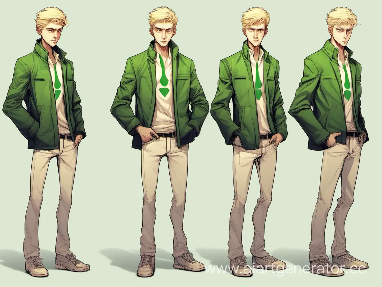 Blond-Guy-in-Stylish-Jacket-with-Proportional-Eyes-Conceptual-Character-Designs