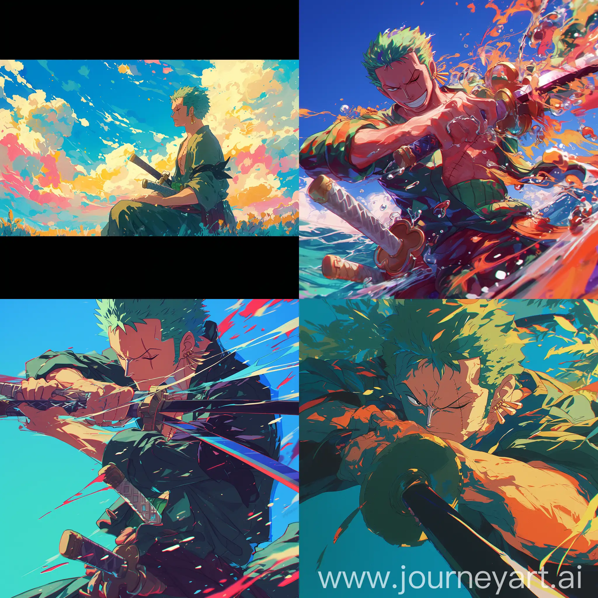 Zoro-from-One-Piece-Anime-in-Cinematic-Studio-Ghibli-Style