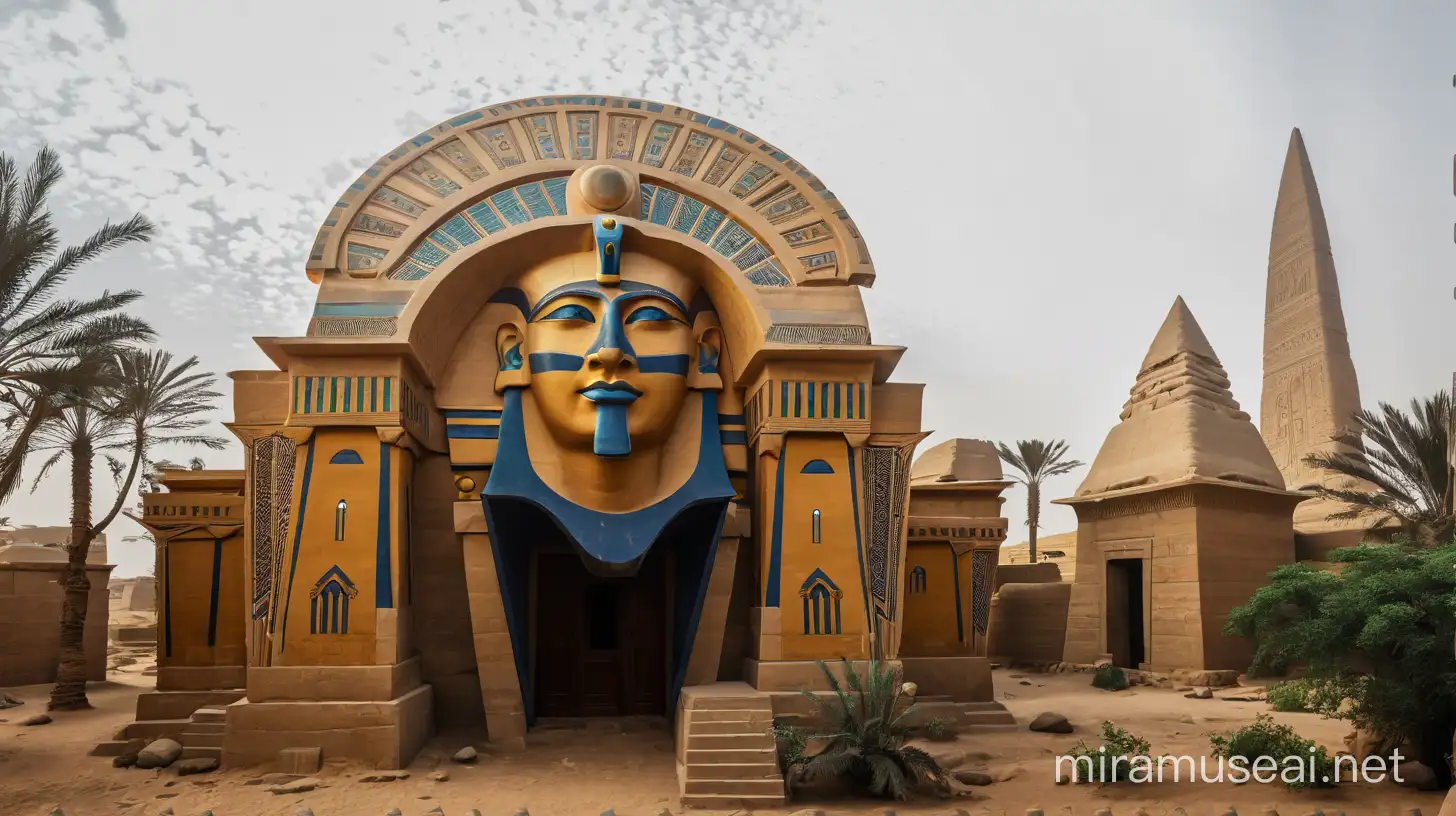 Pharaonic Horror House in the Arcade City 